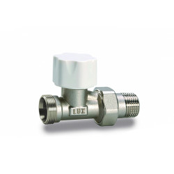 Радиаторен кран - прав за терморегулатор 24*19 Luxor